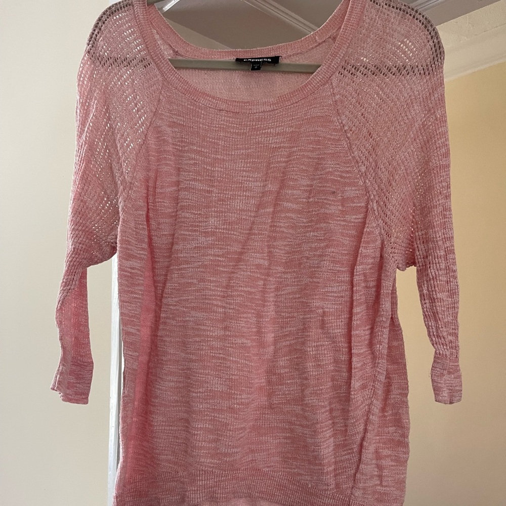 Light pink sweater—